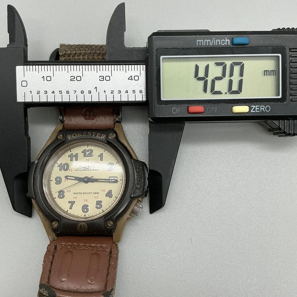 Casio Forester Mens Watch 42mm Green Black Illuminator 5405 FT-500W New Battery